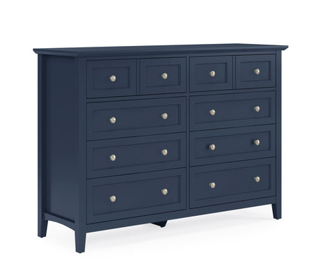 Grace Eight Drawer Dresser in Blueberry - Ornate Home