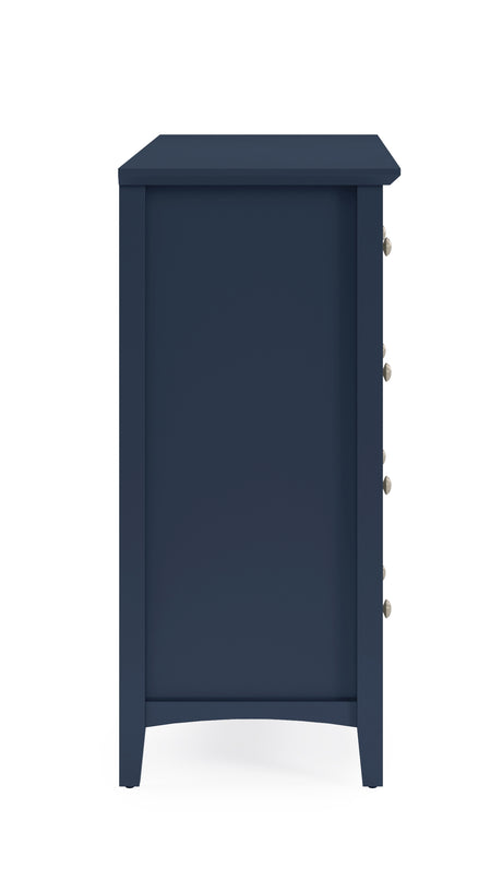 Grace Eight Drawer Dresser in Blueberry - Ornate Home