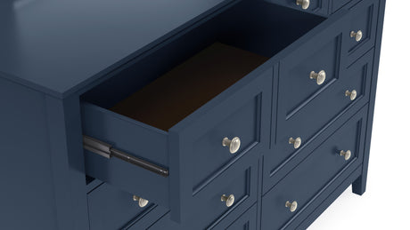 Grace Eight Drawer Dresser in Blueberry - Ornate Home