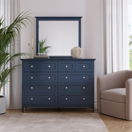 Grace Eight Drawer Dresser in Blueberry - Ornate Home