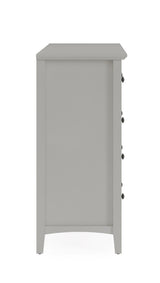 Grace Eight Drawer Dresser in Elephant Gray - Ornate Home