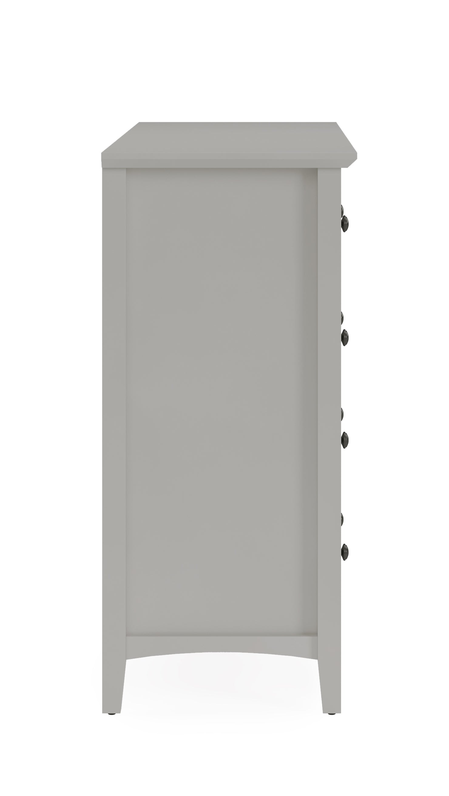 Grace Eight Drawer Dresser in Elephant Gray - Ornate Home