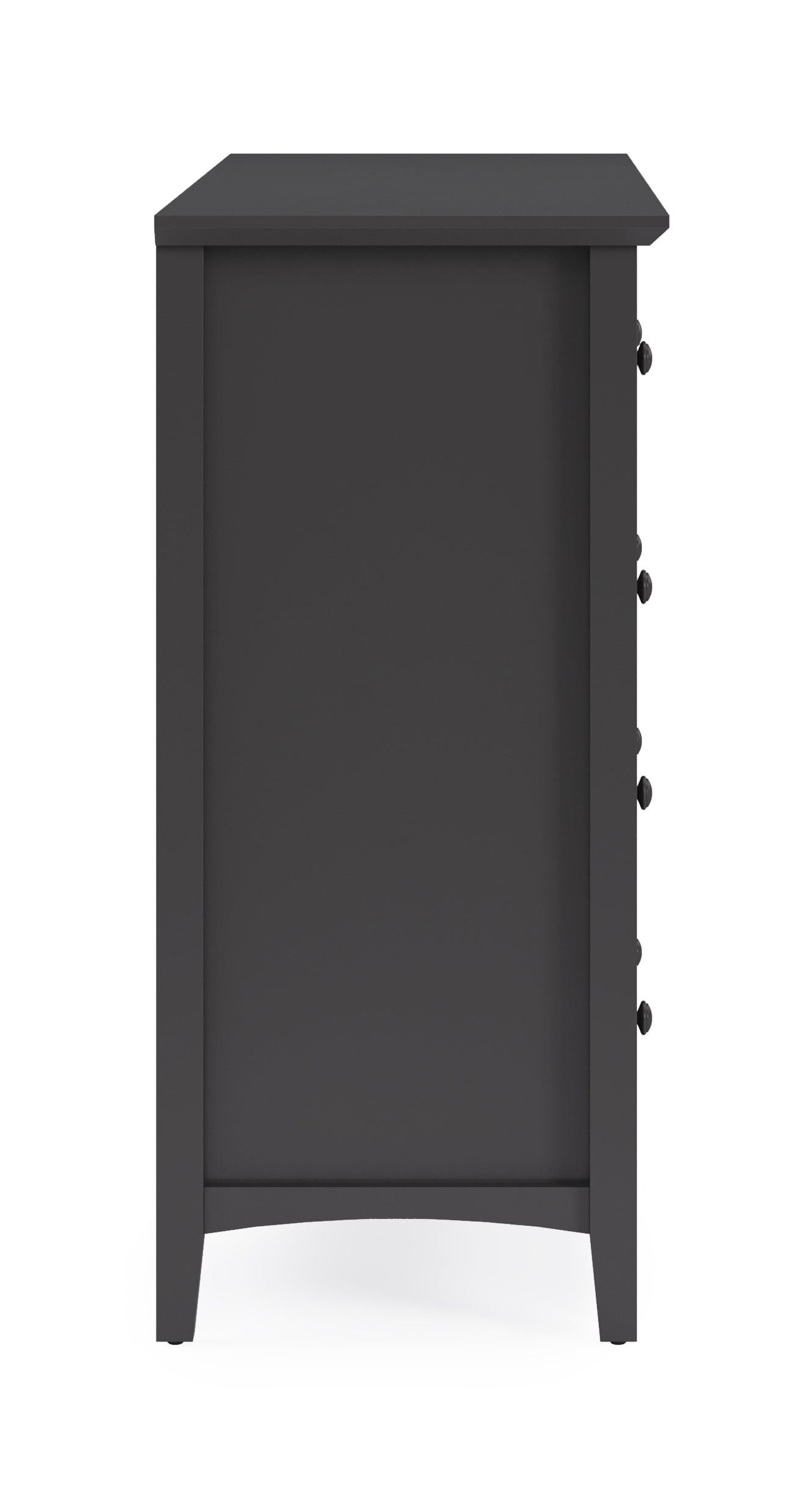 Grace Eight Drawer Dresser in Raven Black - Ornate Home