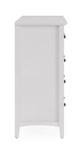 Grace Eight Drawer Dresser in Snowfall White - Ornate Home