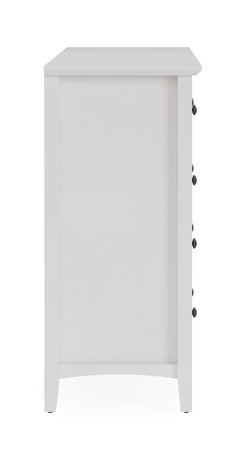 Grace Eight Drawer Dresser in Snowfall White - Ornate Home