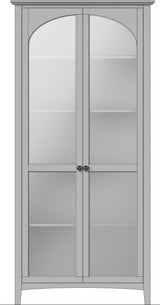 Grace Elephant Grey Display Cabinet - Ornate Home