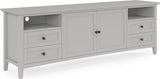 Grace Elephant Grey Entertainment Console 84W - Ornate Home