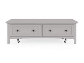 Grace Elephant Grey Rectangle Coffee Table - Ornate Home