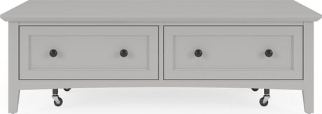 Grace Elephant Grey Rectangle Coffee Table - Ornate Home