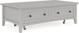 Grace Elephant Grey Rectangle Coffee Table - Ornate Home