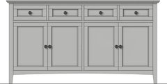 Grace Elephant Grey Sideboard - Ornate Home