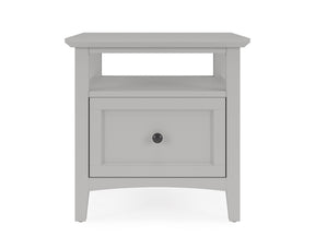 Grace Elephant Grey Square End Table - Ornate Home
