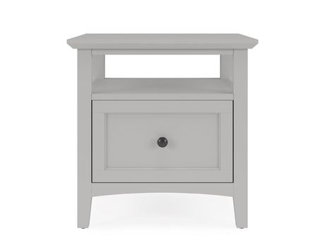 Grace Elephant Grey Square End Table - Ornate Home