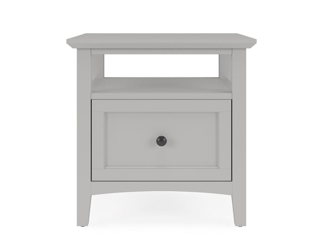 Grace Elephant Grey Square End Table - Ornate Home