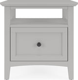 Grace Elephant Grey Square End Table - Ornate Home