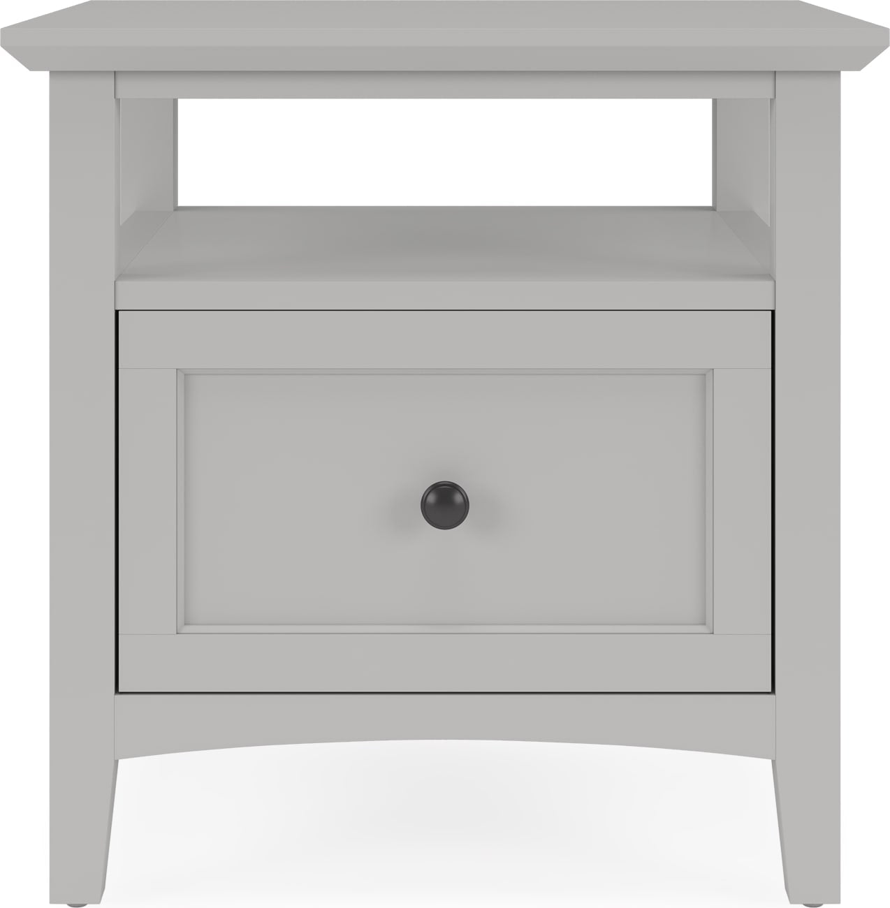 Grace Elephant Grey Square End Table - Ornate Home