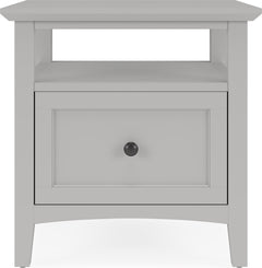 Grace Elephant Grey Square End Table - Ornate Home