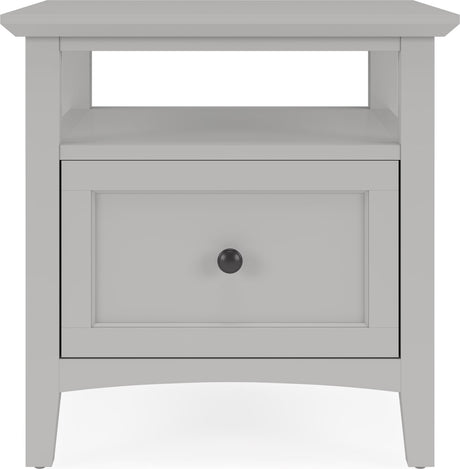 Grace Elephant Grey Square End Table - Ornate Home