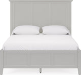 Grace Elephant Grey Twin Panel Bed - Ornate Home