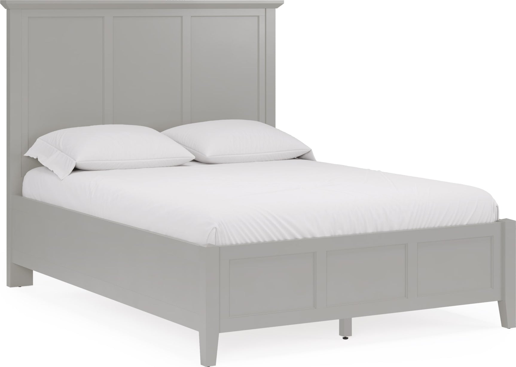 Grace Elephant Grey Twin Panel Bed - Ornate Home