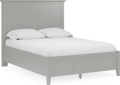 Grace Elephant Grey Twin Panel Bed - Ornate Home