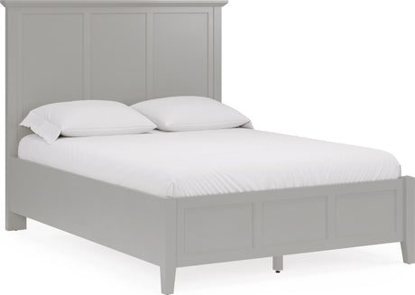 Grace Elephant Grey Twin Panel Bed - Ornate Home