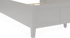Grace Elephant Grey Twin Panel Bed - Ornate Home