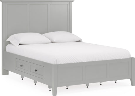 Grace Elephant Grey Twin Storage Bed - Ornate Home