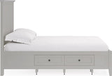 Grace Elephant Grey Twin Storage Bed - Ornate Home