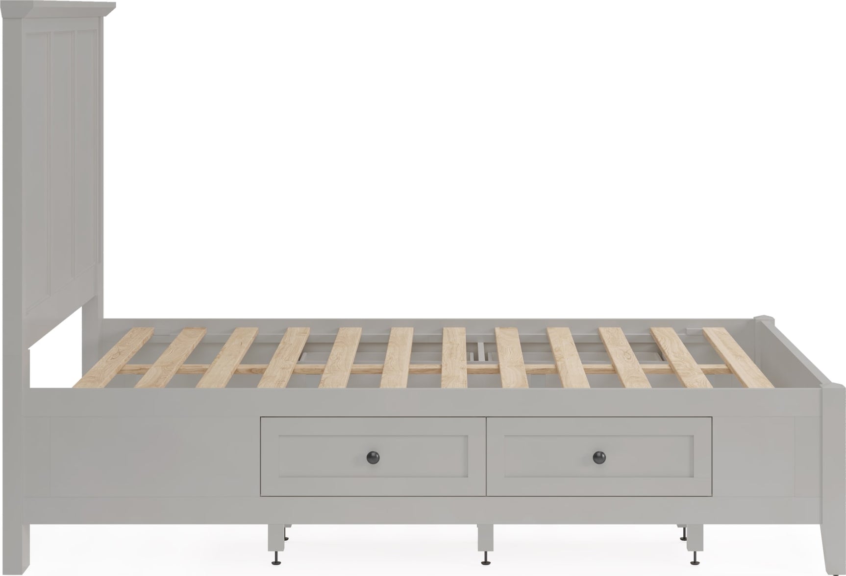 Grace Elephant Grey Twin Storage Bed - Ornate Home