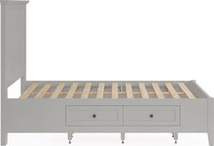 Grace Elephant Grey Twin Storage Bed - Ornate Home