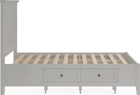 Grace Elephant Grey Twin Storage Bed - Ornate Home