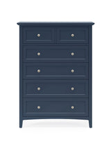 Grace Five Drawer Chest in Blueberry - Ornate Home