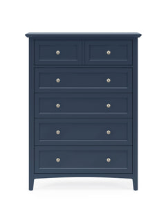Grace Five Drawer Chest in Blueberry - Ornate Home
