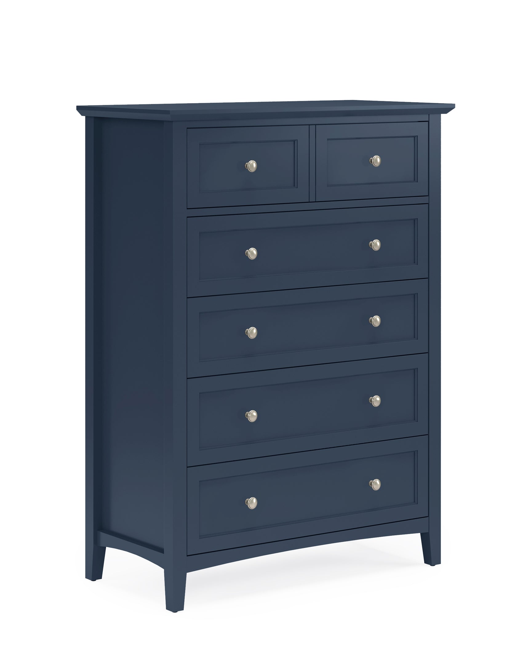 Grace Five Drawer Chest in Blueberry - Ornate Home