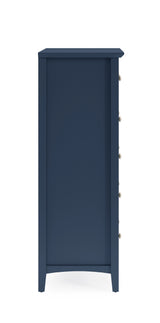 Grace Five Drawer Chest in Blueberry - Ornate Home