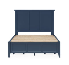 Grace Four Drawer Eastern King Platform Storage Bed in Blueberry - Ornate Home