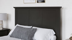 Grace Four Drawer Eastern King Platform Storage Bed in Raven Black - Ornate Home