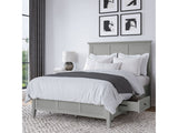 Grace Four Drawer Full Platform Storage Bed in Elephant Gray - Ornate Home
