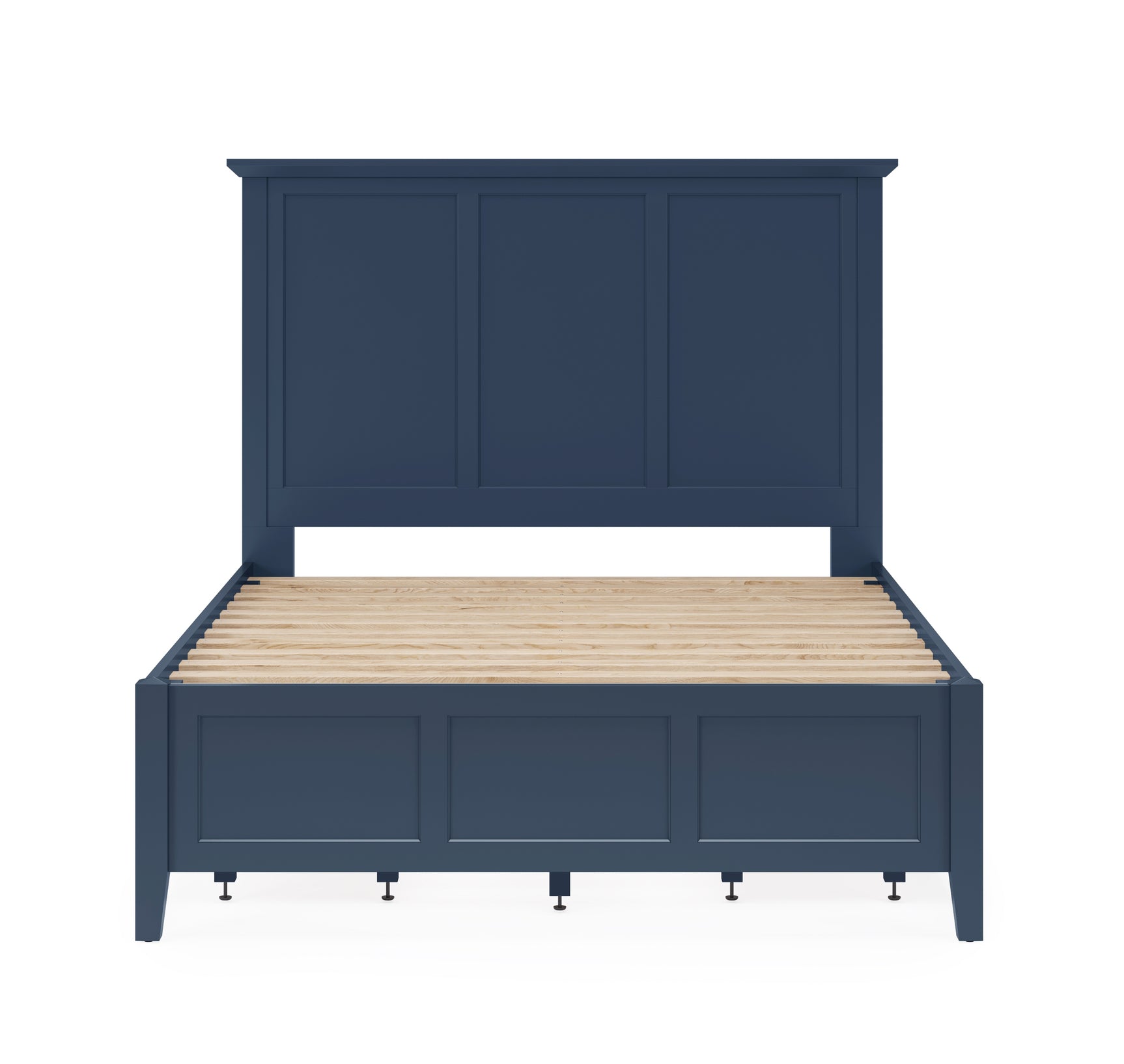 Grace Four Drawer Queen Platform Storage Bed in Blueberry - Ornate Home