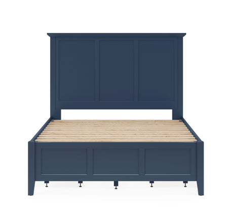 Grace Four Drawer Queen Platform Storage Bed in Blueberry - Ornate Home