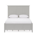 Grace Four Drawer Queen Platform Storage Bed in Elephant Gray - Ornate Home