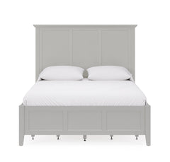 Grace Four Drawer Queen Platform Storage Bed in Elephant Gray - Ornate Home