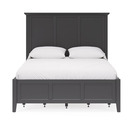Grace Four Drawer Queen Platform Storage Bed in Raven Black - Ornate Home