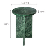 Grace Green Marble Accent Table - Ornate Home