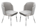 Grace Grey Dining Chairs (Set of 2) - Ornate Home