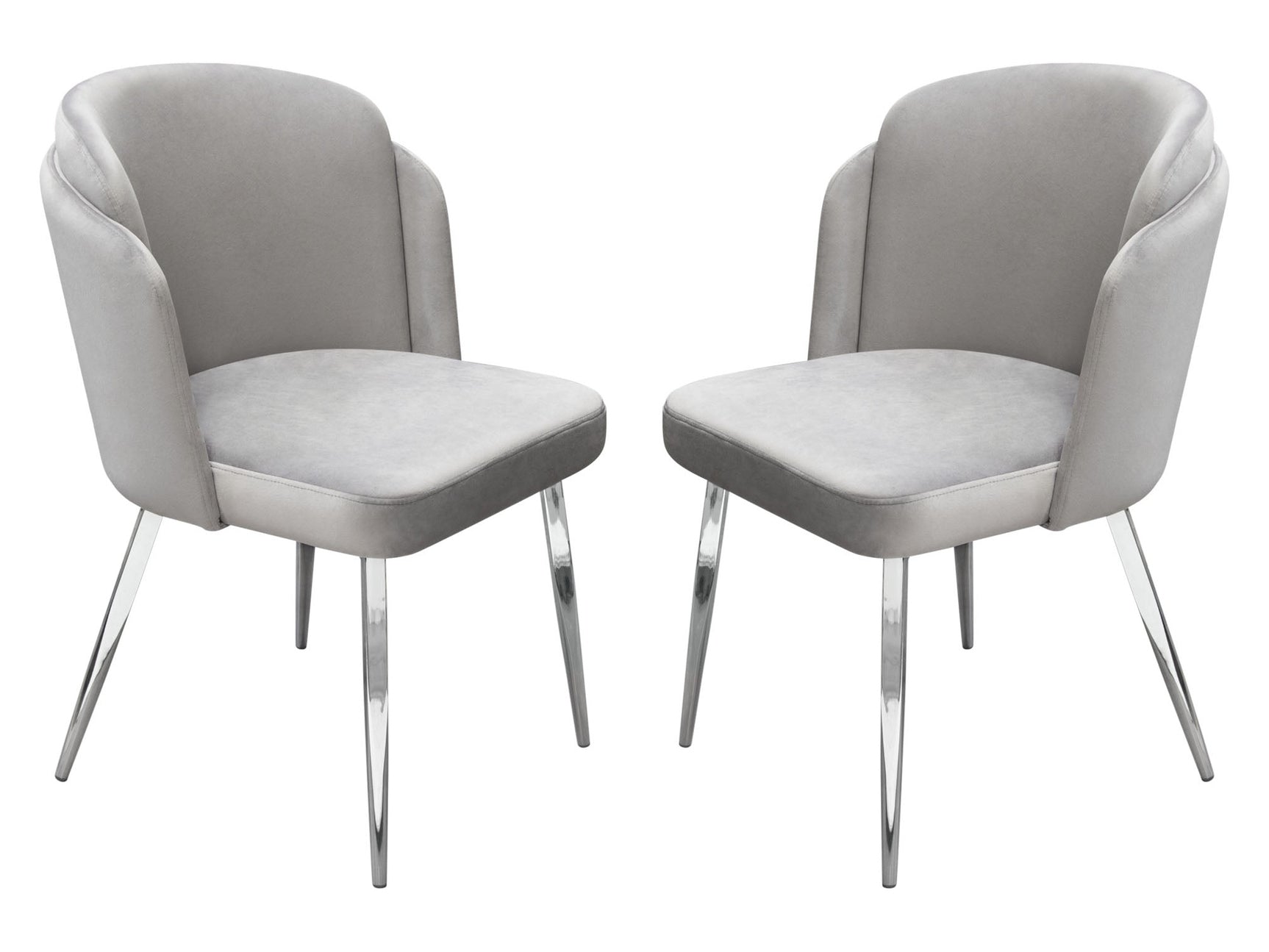 Grace Grey Dining Chairs (Set of 2) - Ornate Home