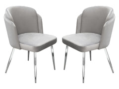 Grace Grey Dining Chairs (Set of 2) - Ornate Home