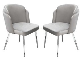 Grace Grey Dining Chairs (Set of 2) - Ornate Home