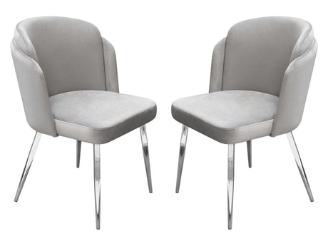 Grace Grey Dining Chairs (Set of 2) - Ornate Home